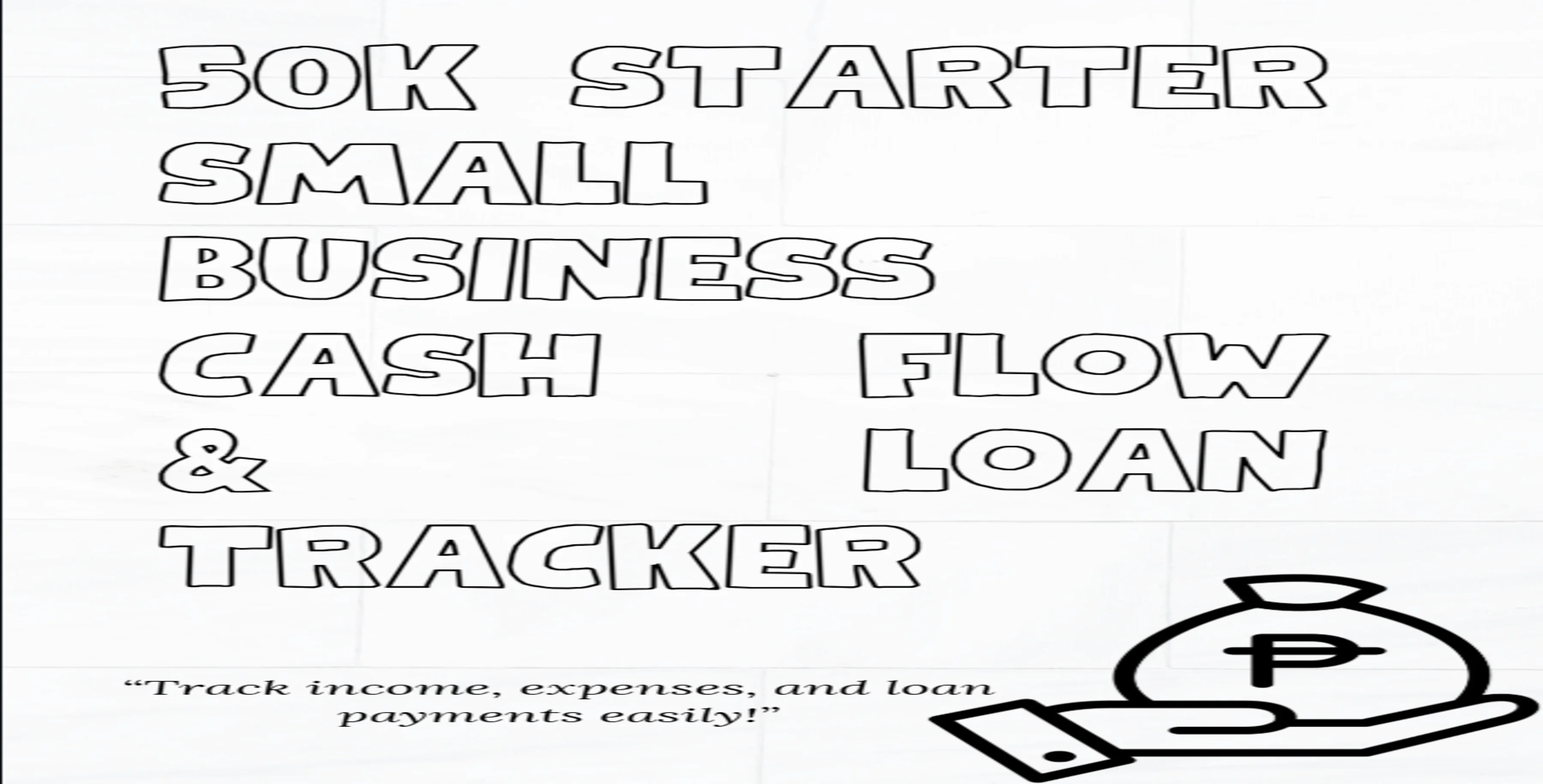 50K Small Business Cash Flow & Loan Tracker Starter