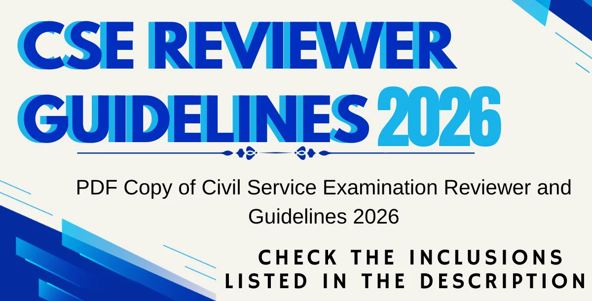 Civil Service Examination Reviewer and Guidelines 2026