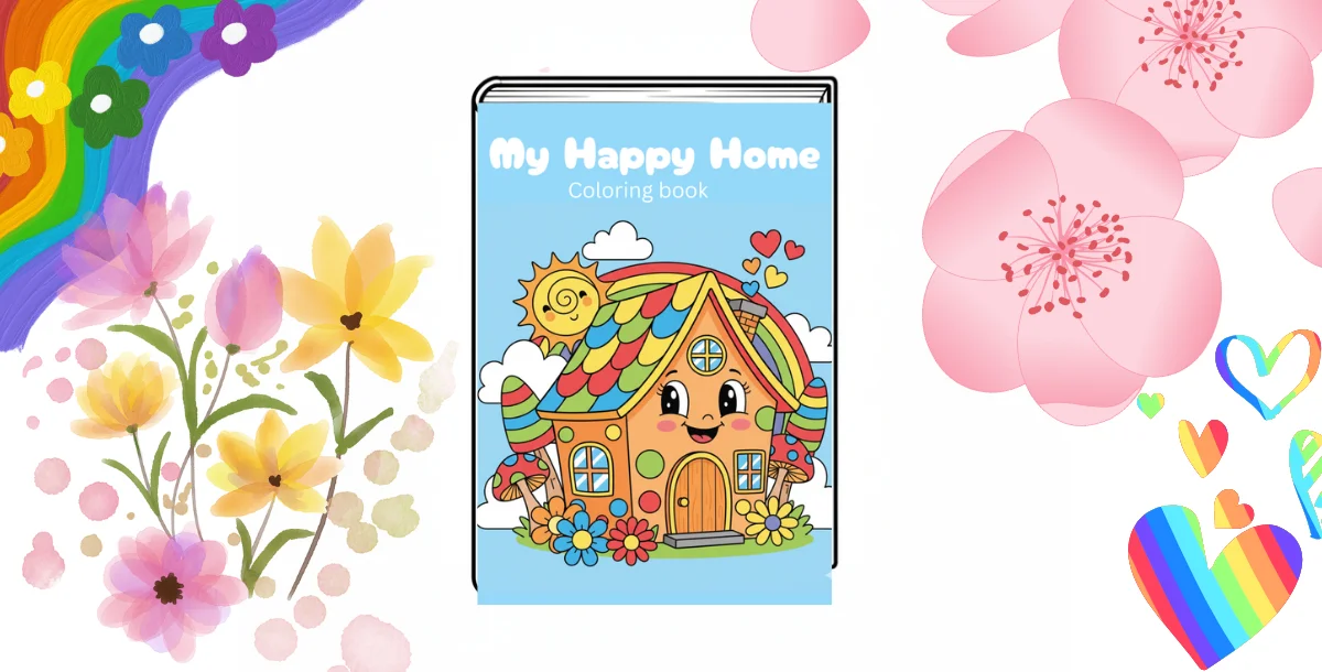 My Happy Home (Coloring book)