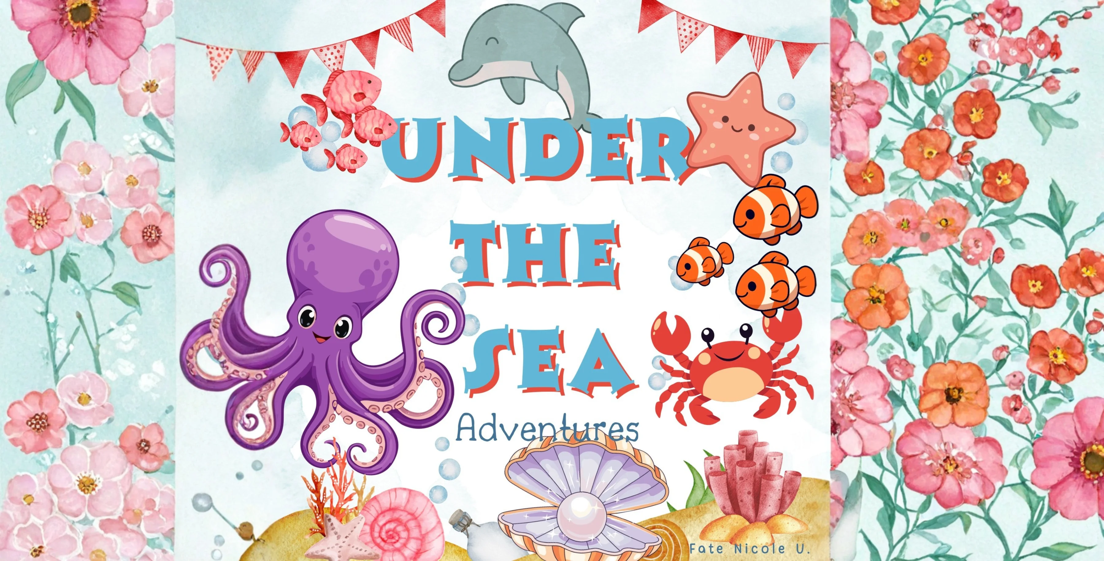 🌊 Printable Sea Creature Coloring Book 🐠