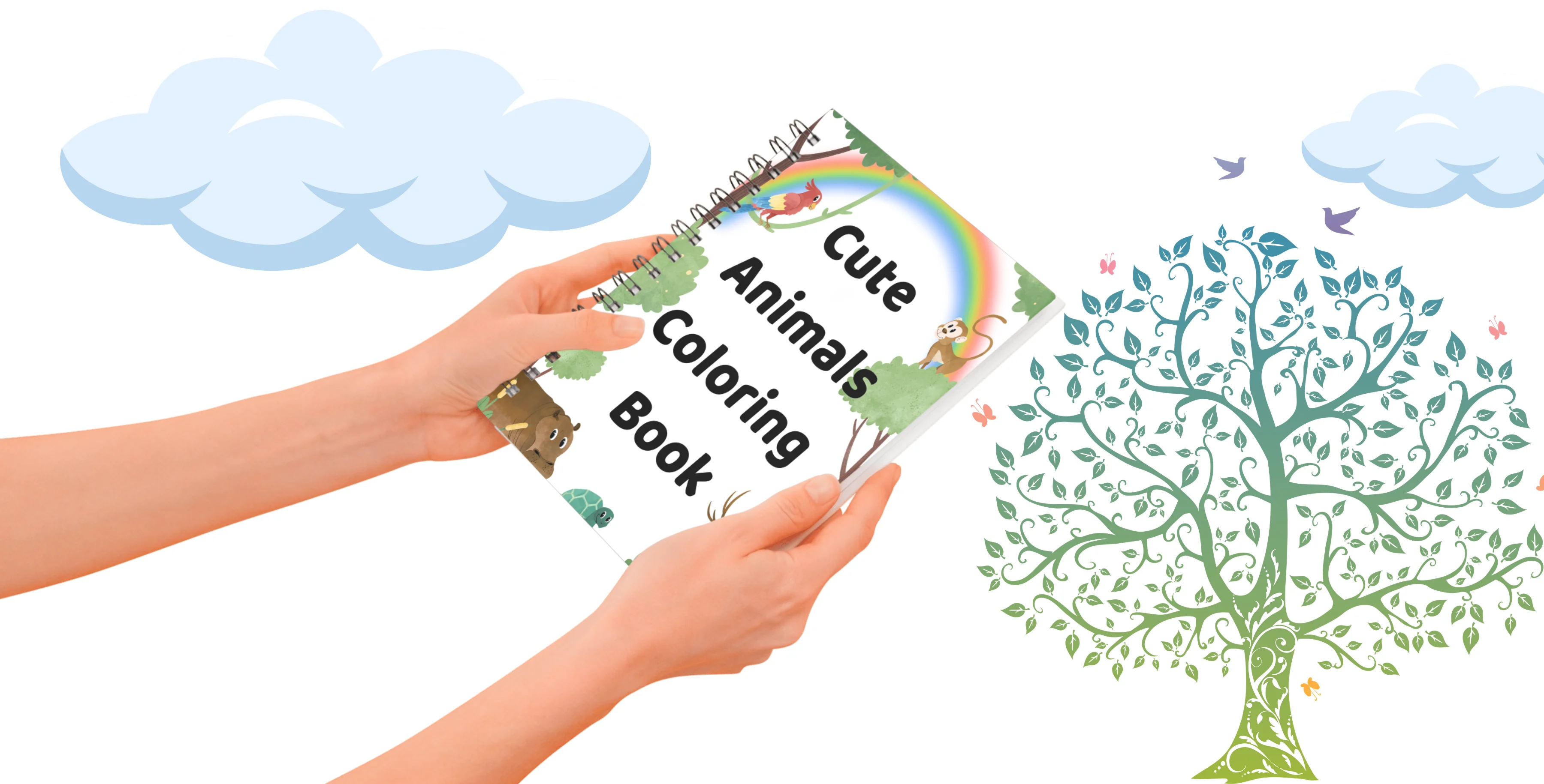 Cute Animals Coloring Book for kids