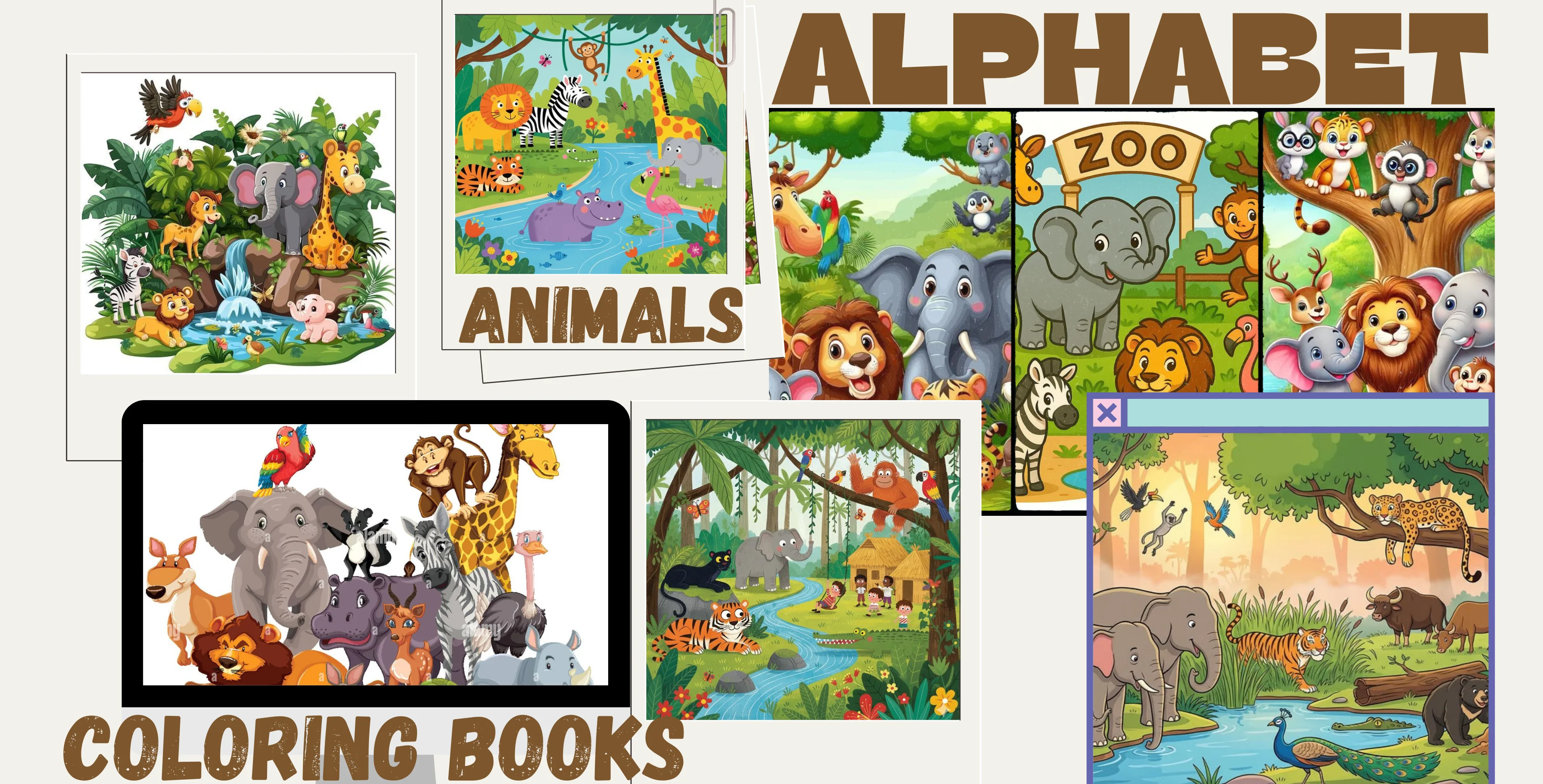 Animals Coloring Books