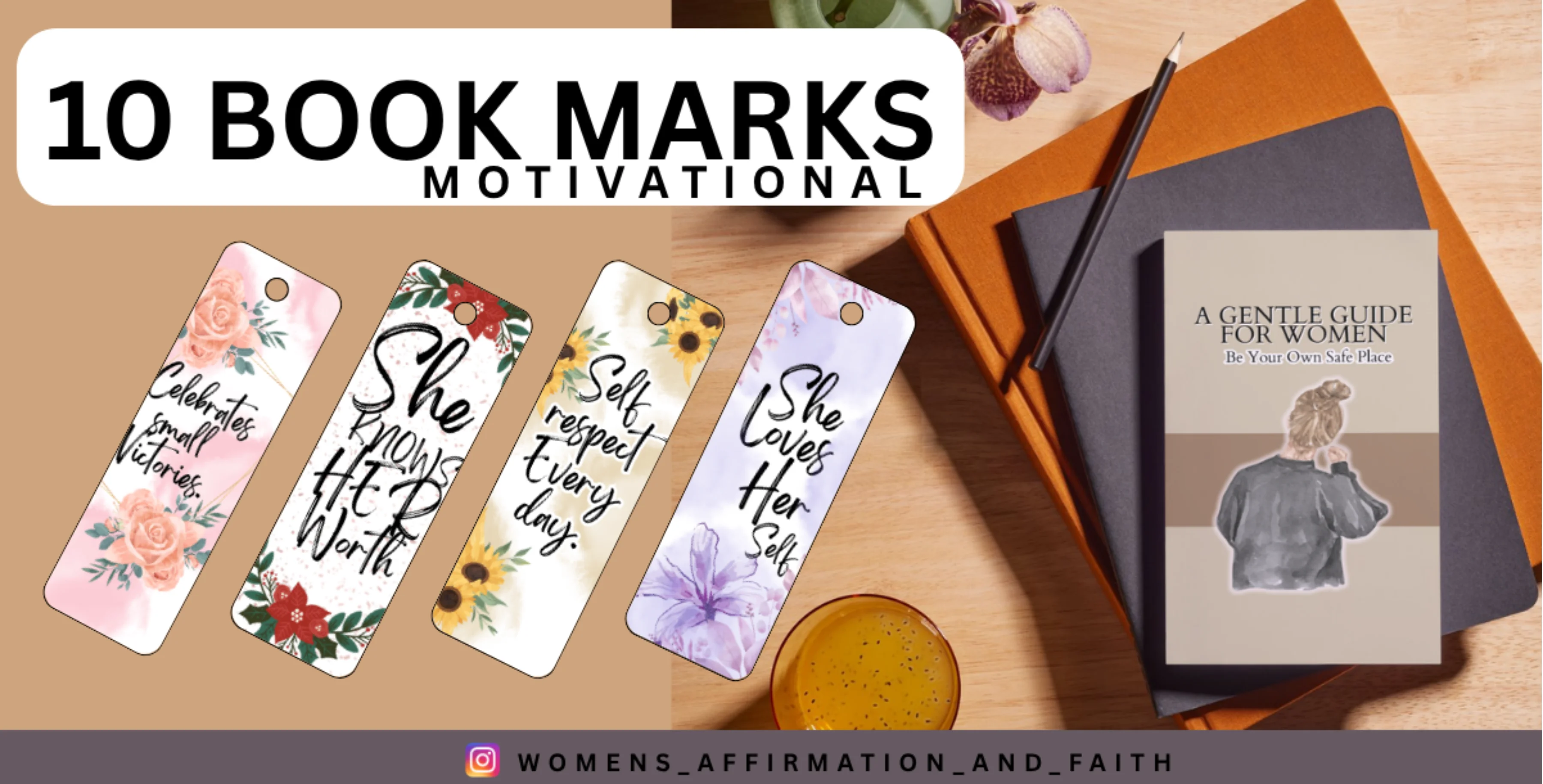 10 PCS|MOTIVATIONAL BOOKMARKS