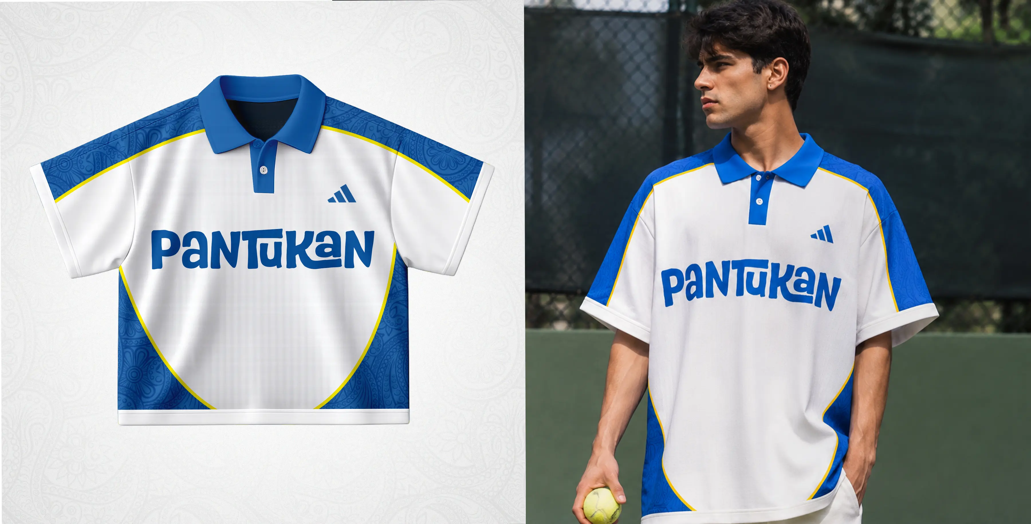 Oversized Polo Jersey Design (Front Only) – PSD File
