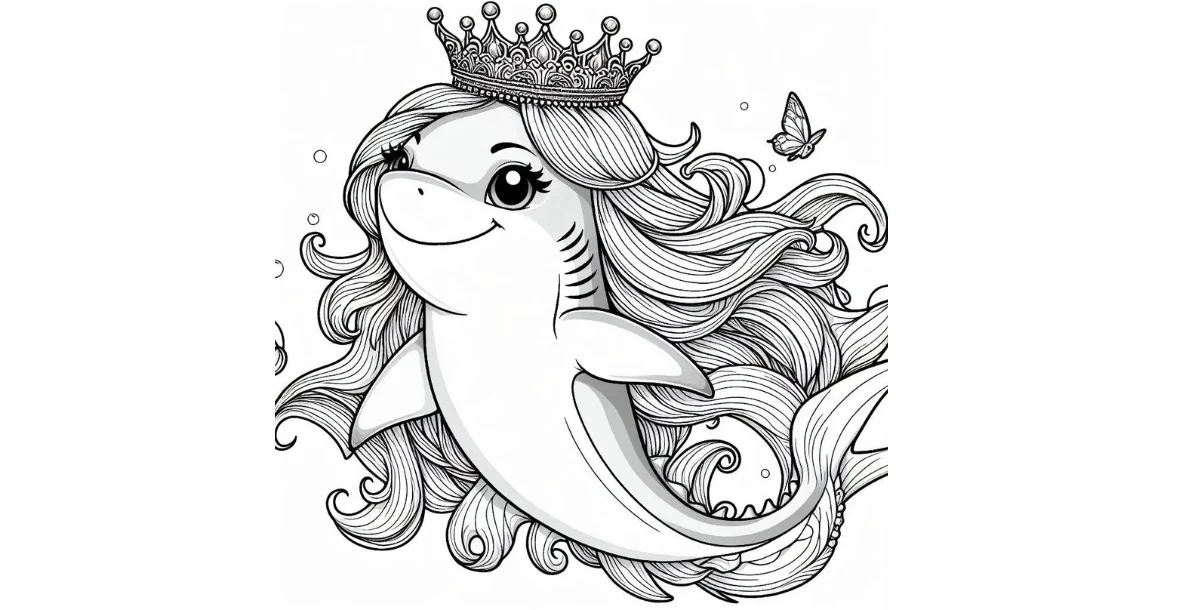 SHARK_THEMED - COLORING_BOOKS_BOTH_FOR_KIDS_AND_ADULTS