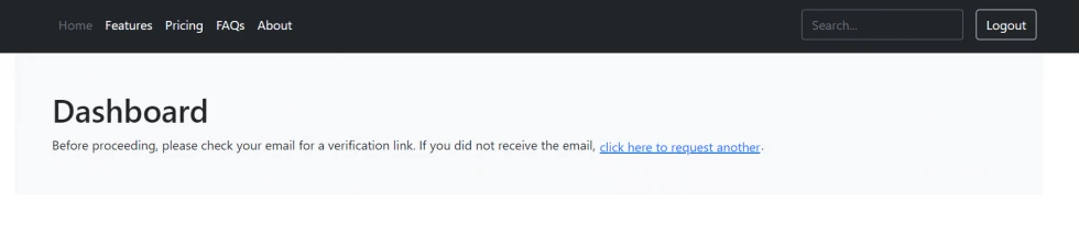 Laravel email verification