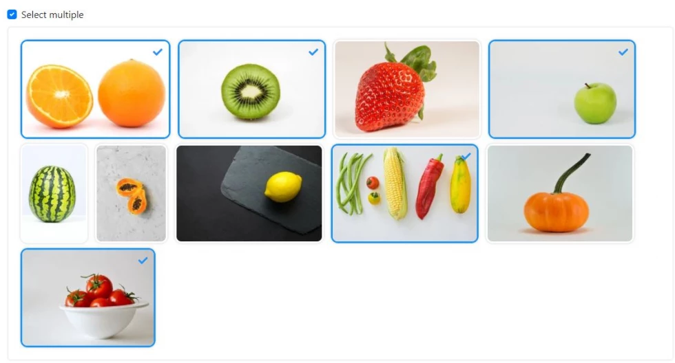 multiple media selector