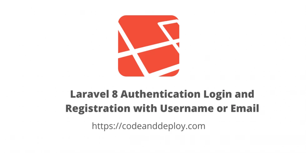 Laravel 9 Auth Login and Registration with Username or Email
