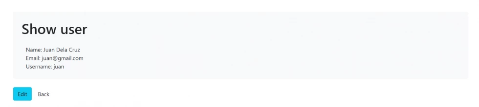 laravel crud operation