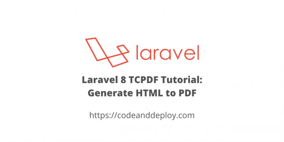 Laravel 9 TCPDF Tutorial: Generate HTML to PDF