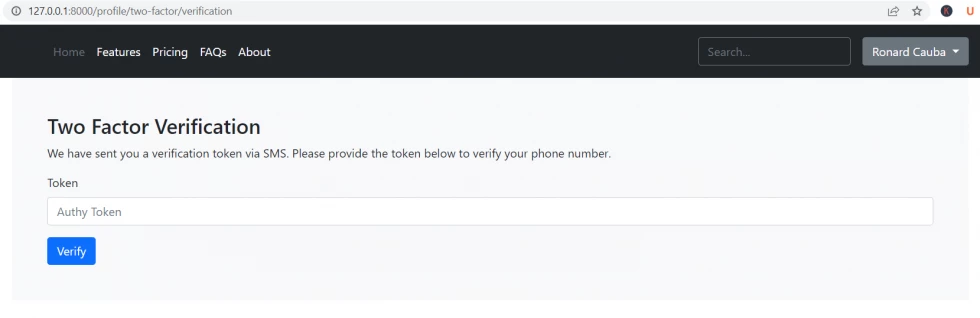 laravel 9 two factor