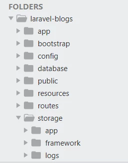 laravel project structure