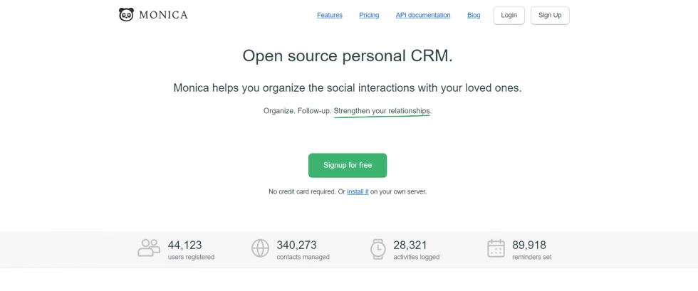 monica laravel project