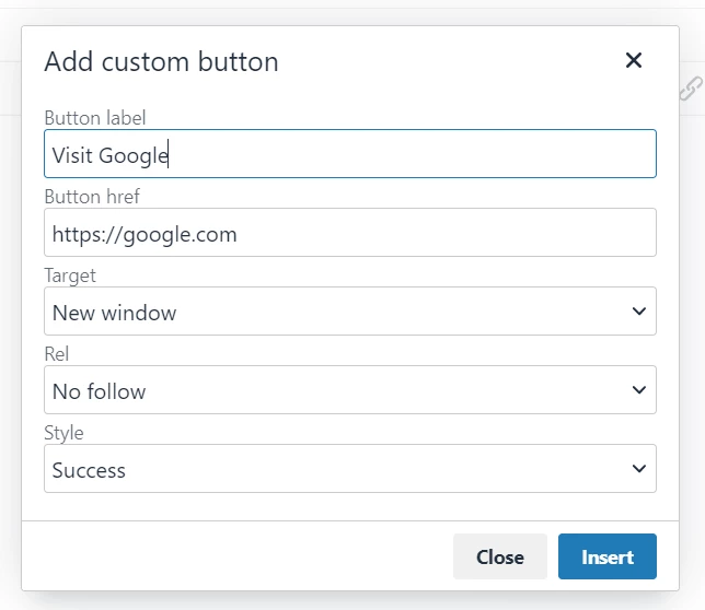 How to add custom button on tinyMCE editor