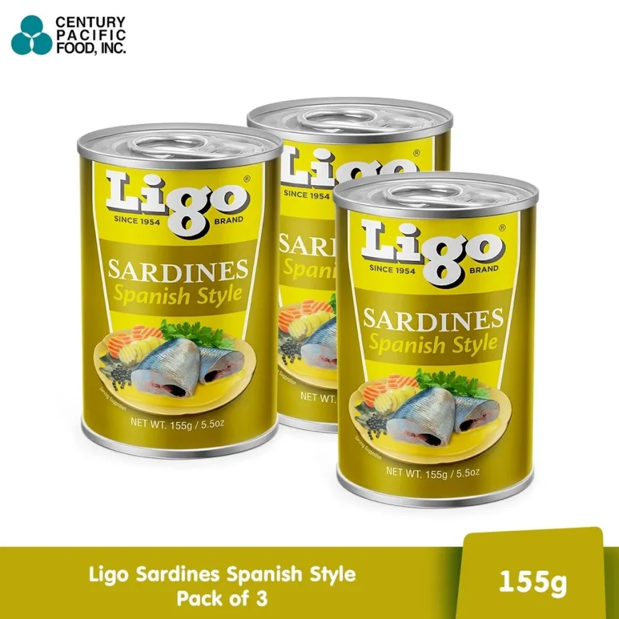 Ligo Sardines Spanish Style 155g x 3