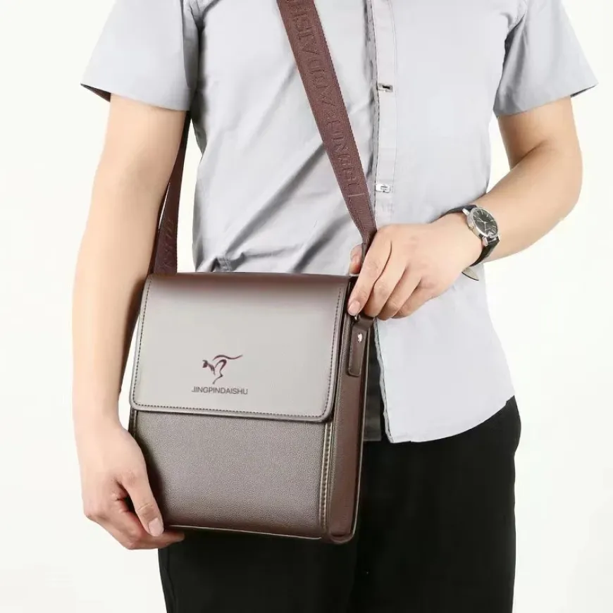 BloomEnergy #G5700 Leather Sling Bag For Men