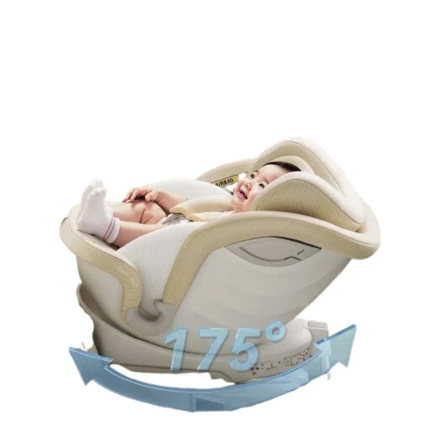 German Child Safety Seat for Cars Baby Infant Car Seat360Degree Rotation Chair0-12Year-old can lie down to sleep