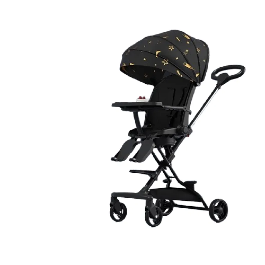 Woop Foldable Baby Stroller Sit And Lie Down Two-Ways Lightweight Kids Toddler Stroller For Kids