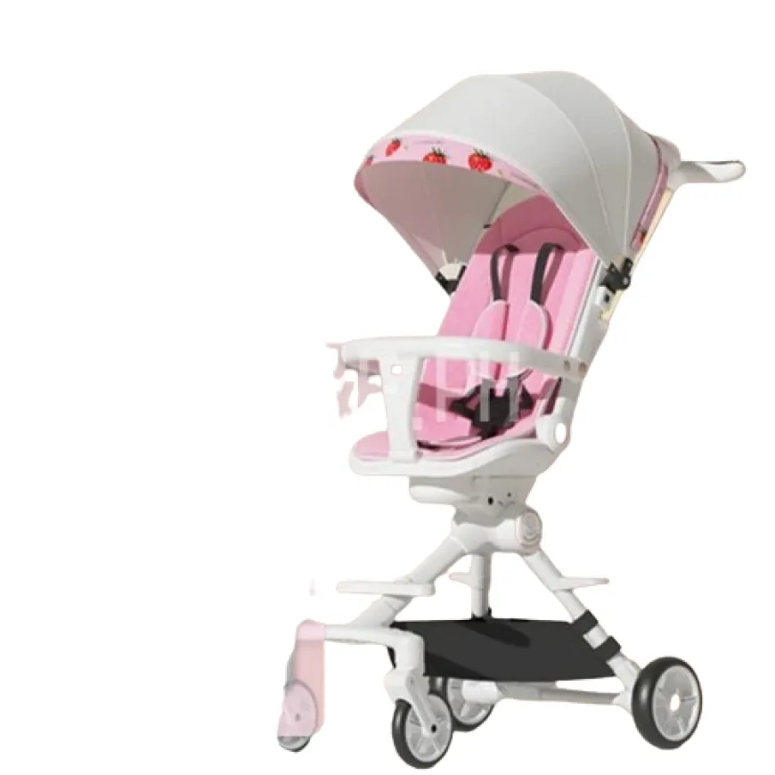 S&F Aluminum Alloy Baby Stroller Two-Way Sit And Lie Down Lightweight Shock Absorption Kids Toddler