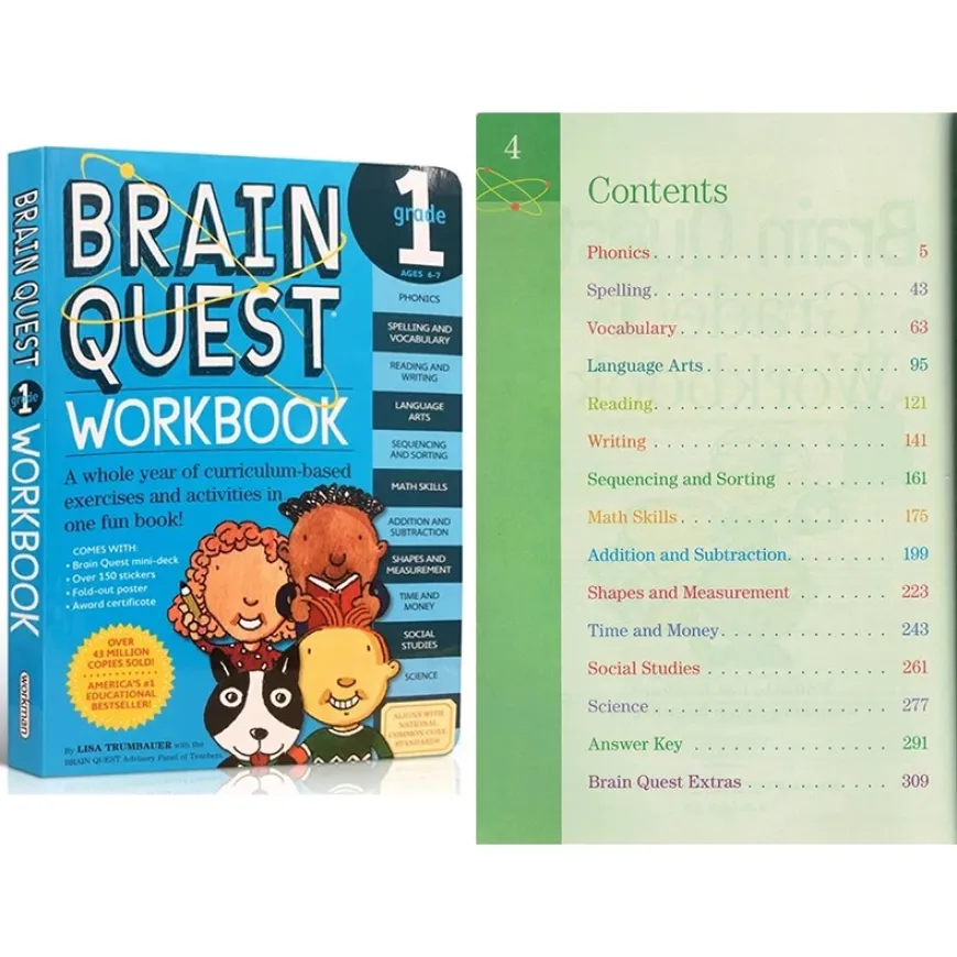 Brain Quest Workbook - Pre-K, Kindergarten, G1 - G6