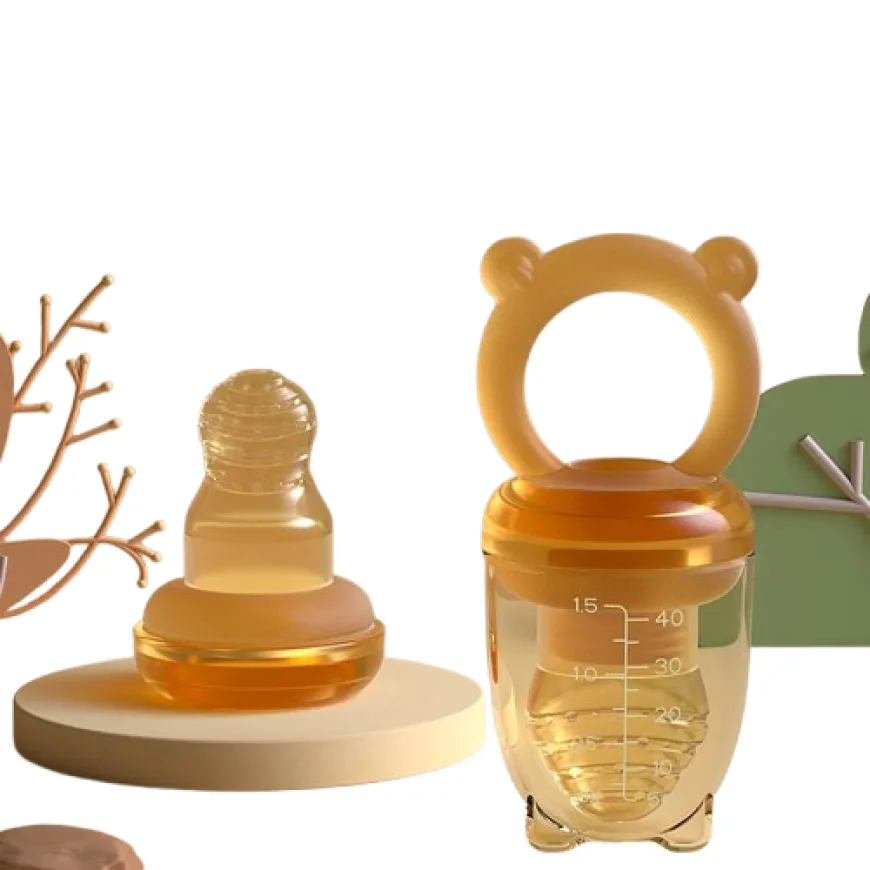 Baby Pro Nano Silver Fresh Fruit Feeder Pacifier Push Teethers
