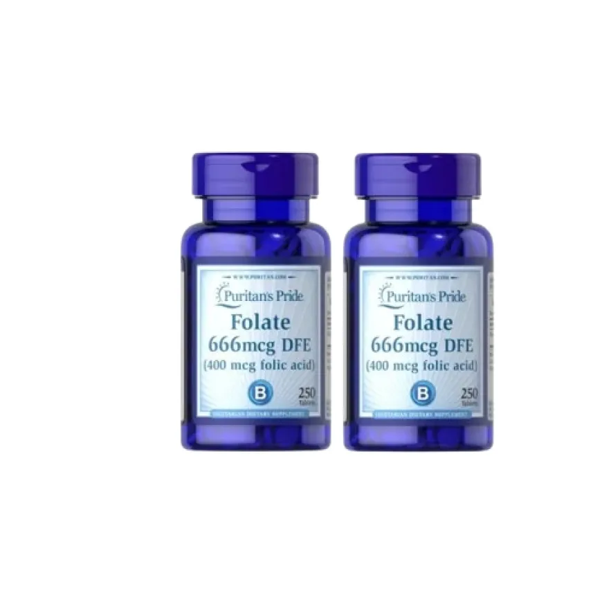 Folic Acid 400 mcg 250 tablets Women's Vitamins Health Supplements Puritan's Pride
