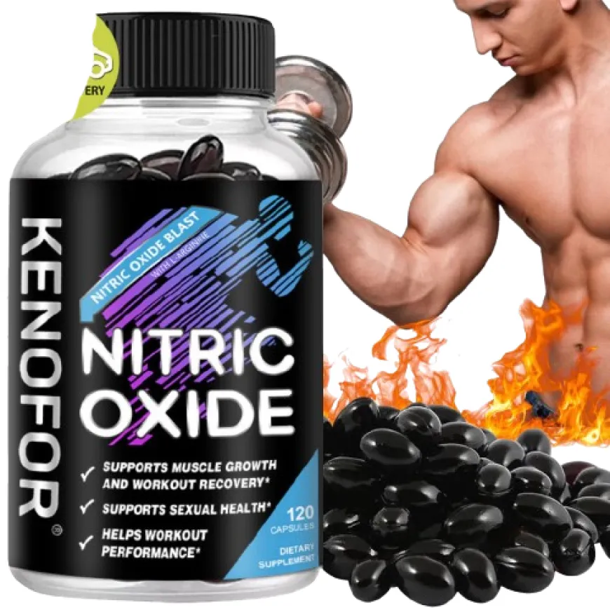 KENOFOR Nitric Oxide Supplements, Muscle Support Nitride, Enhance Strength and Energy Training, Energy and Endurance