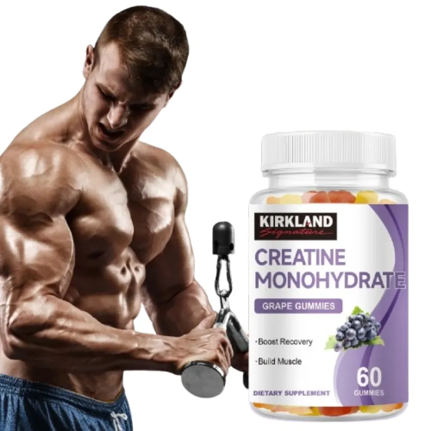 Kirkland Signature Creatine Monohydrate Gummies Workout Supplement Improving Muscle Mass Boost