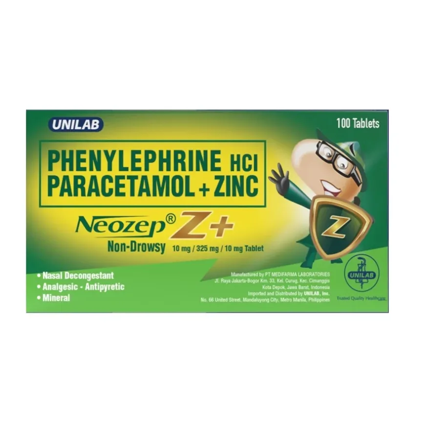 NEOZEP Z+ NON-DROWSY TABLET (Sold per piece)