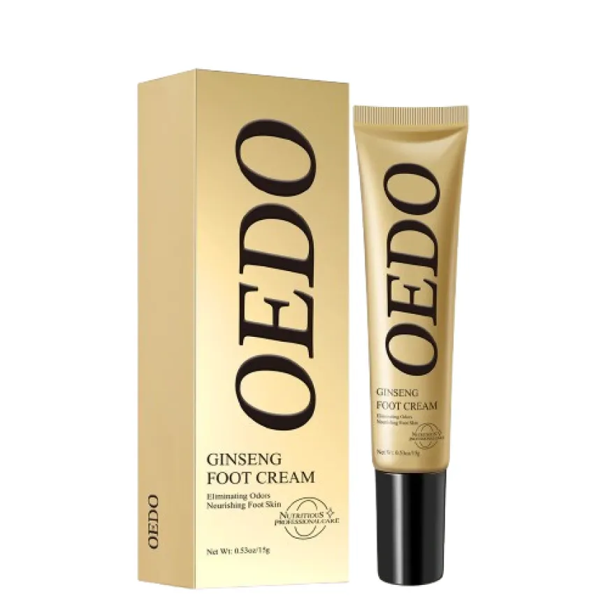 OEDO Ginseng Nail Antifungal Treatments Cream Removal Nail Fungus Toe Anti Infection Foot Care Cream 15g