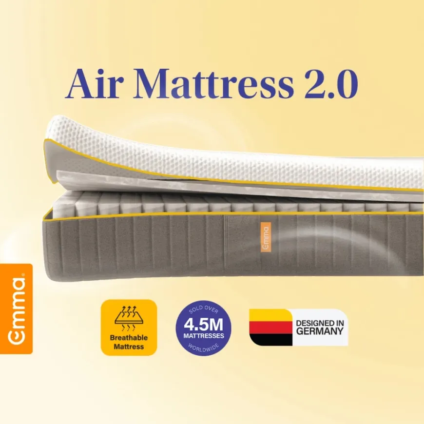 Emma Air Mattress 2.0 | Pocket Spring, Breathable, Bouncy