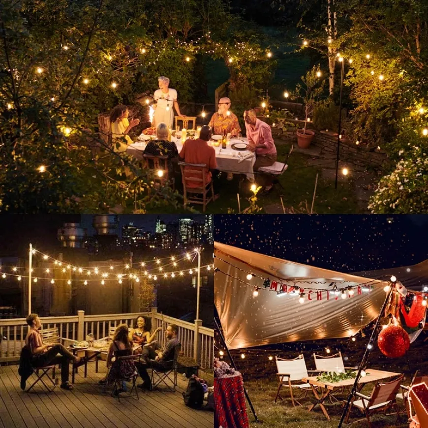 CANMEIJIA LED String Light Outdoor Waterproof Decorative Lights