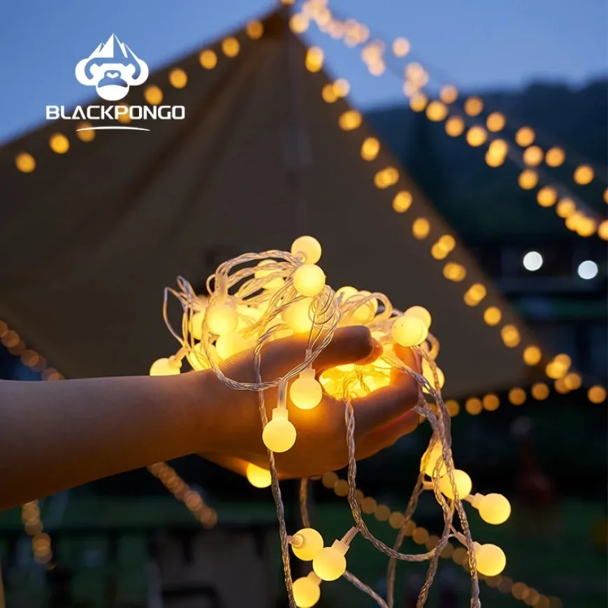 Blackpongo LED Light String Camping Decorative Outdoor
