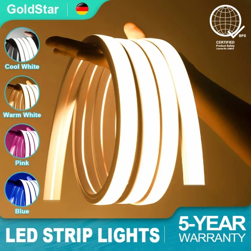Gold Star LED Light Strip For Room Christmas Lights