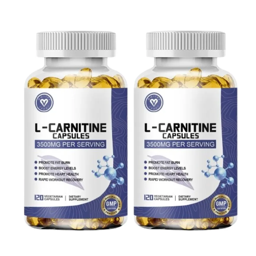 Softher L-Carnitine Capsule Support Heart Health and Fat Burning Rapid Workout Recovery Supplement
