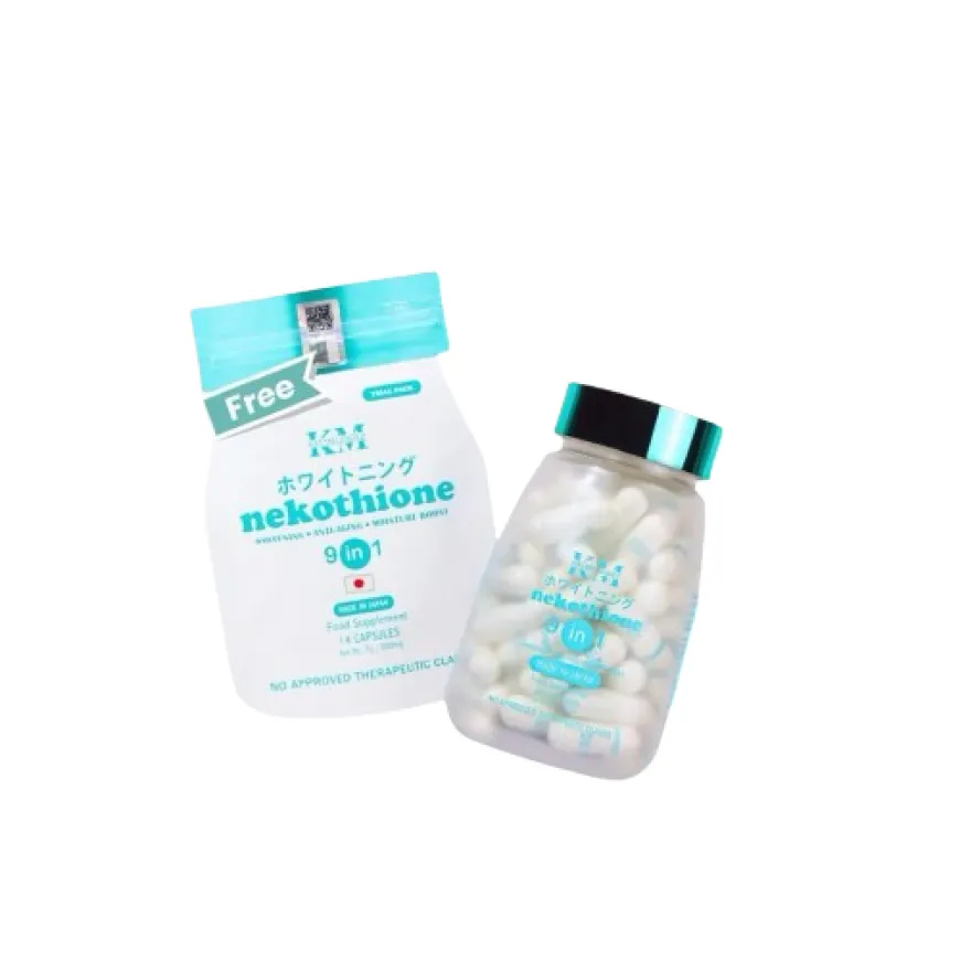 Nekothione 9 in 1 Glutathione Whitening Capsules