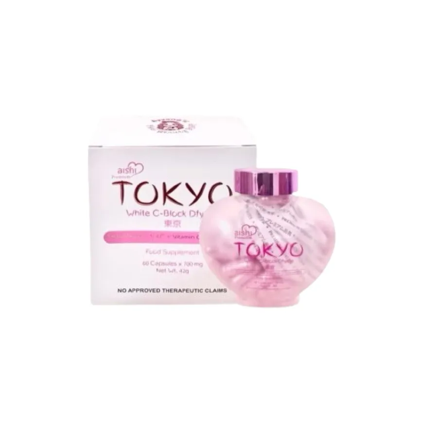 Aishi Tokyo White C-Block Dfyage (Premium 42,000mg Japan Glutathione)