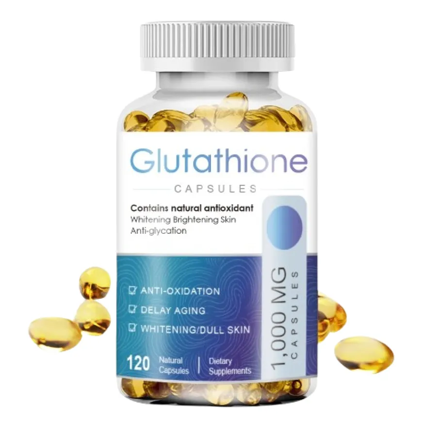 Omilay Glutathione Capsules Collagen Glow Capsule Anti-Aging Vitamin C Whitening Skin Supplement