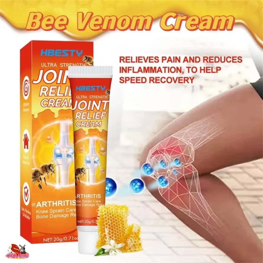 Bee Venom Cream Joint Relief Ointment Pain Relief knee Propolis Cream Muscle Arthritis Gel 20g