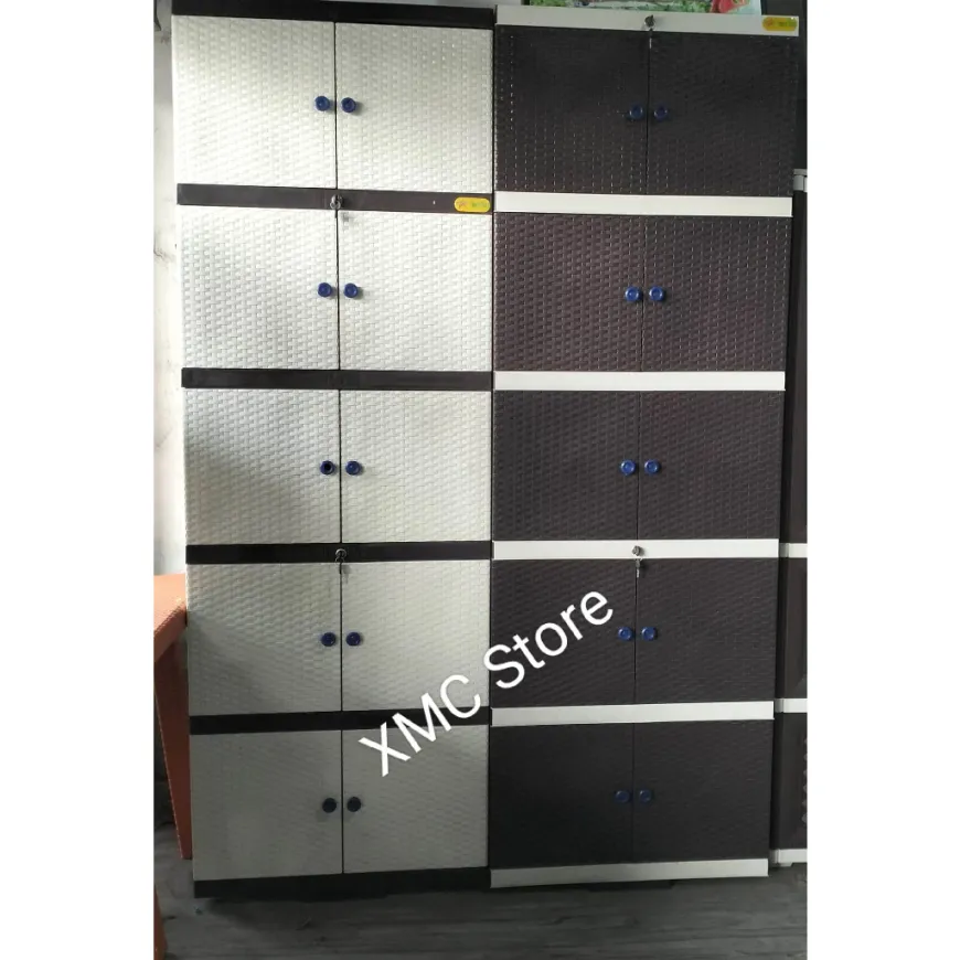 5 Layer Rattan Cabinet