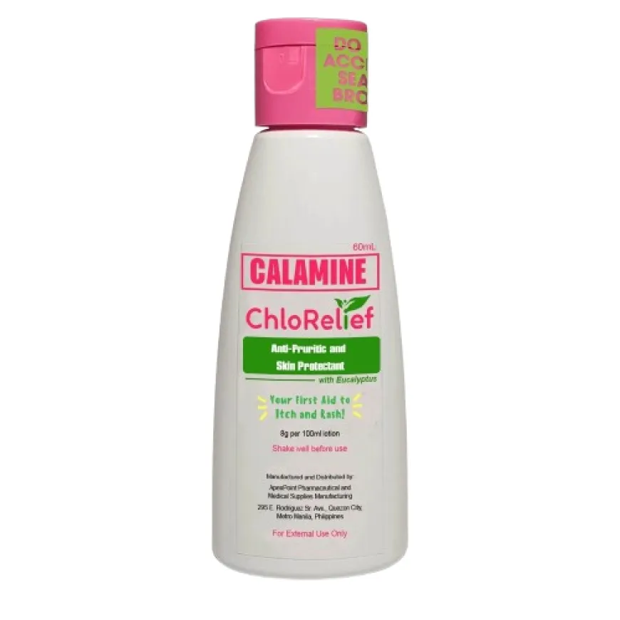 CHLORELIEF Calamine Anti-Itch and Rash Lotion 60ml