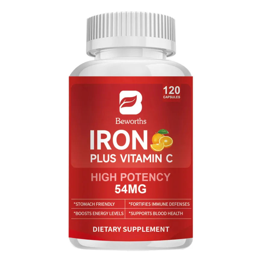 BEWORTHS Iron Plus VitaminC Capsules Supports Supplement hemoglobin Enhance immune defense