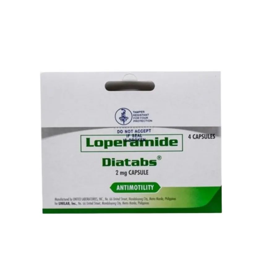 DIATABS Loperamide Reformulated Capsule 2mg X 4 capsules