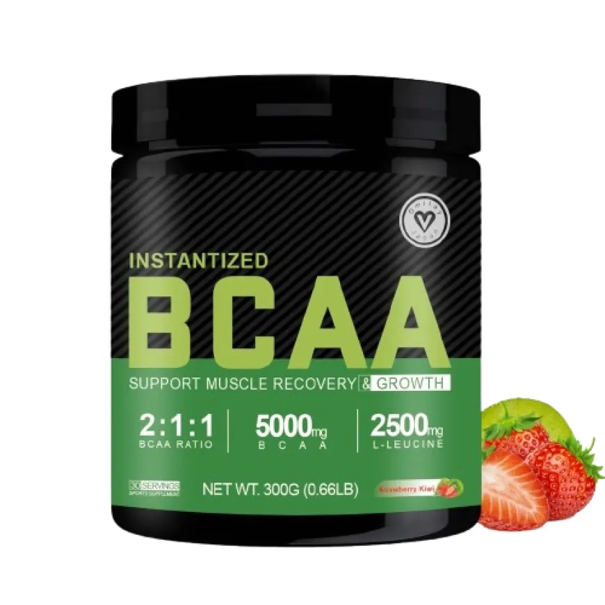 Omilay Branched Chain Amino Acids Powder Post Workout Recovery Drink 2:1:1 BCAA Supplements 300G