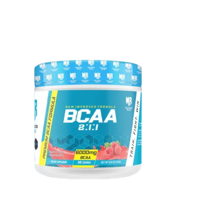 Muscle Rulz BCAA 6000MG 2:1:1 - 30 Servings (NEW IMPROVED FORMULA) Branched Chain Amino Acids