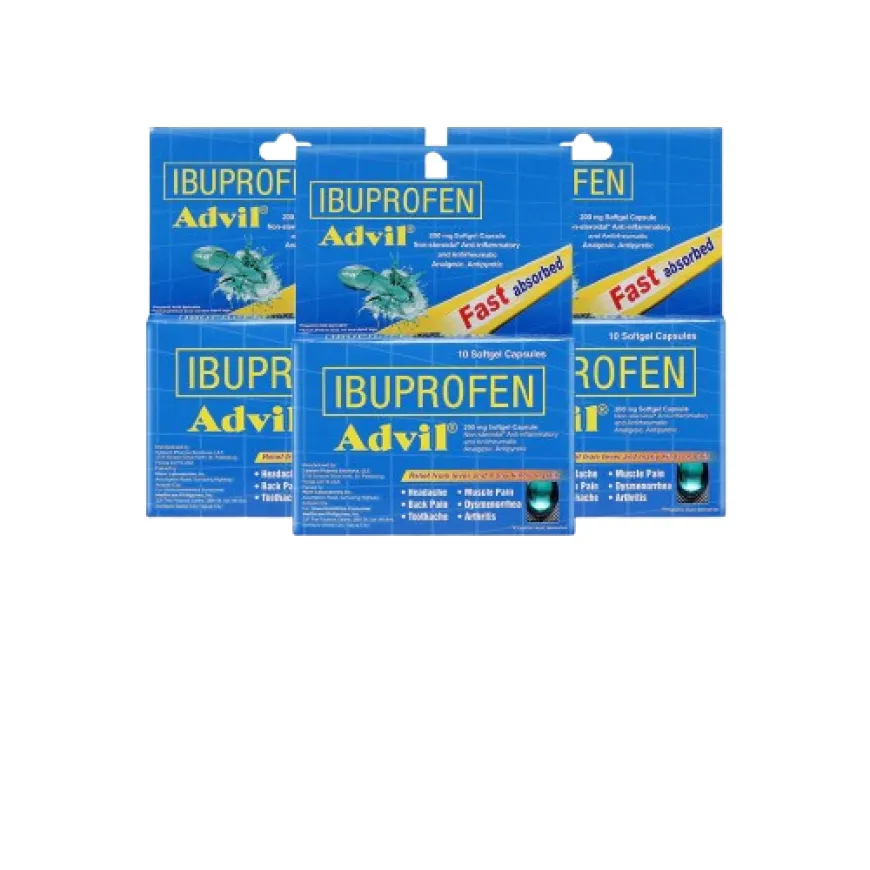 Advil Liquigel Ibuprofen 10s x3