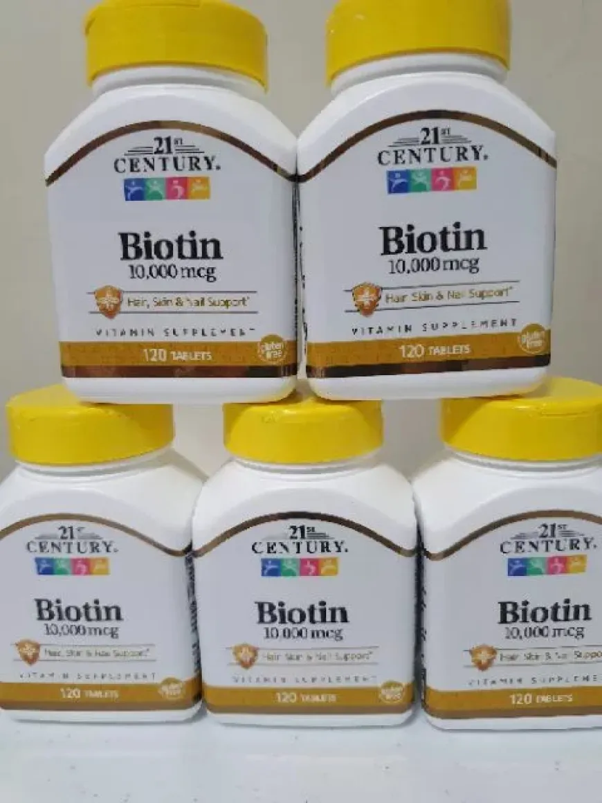 21st Century Biotin 10,000mcg - 120 tablets