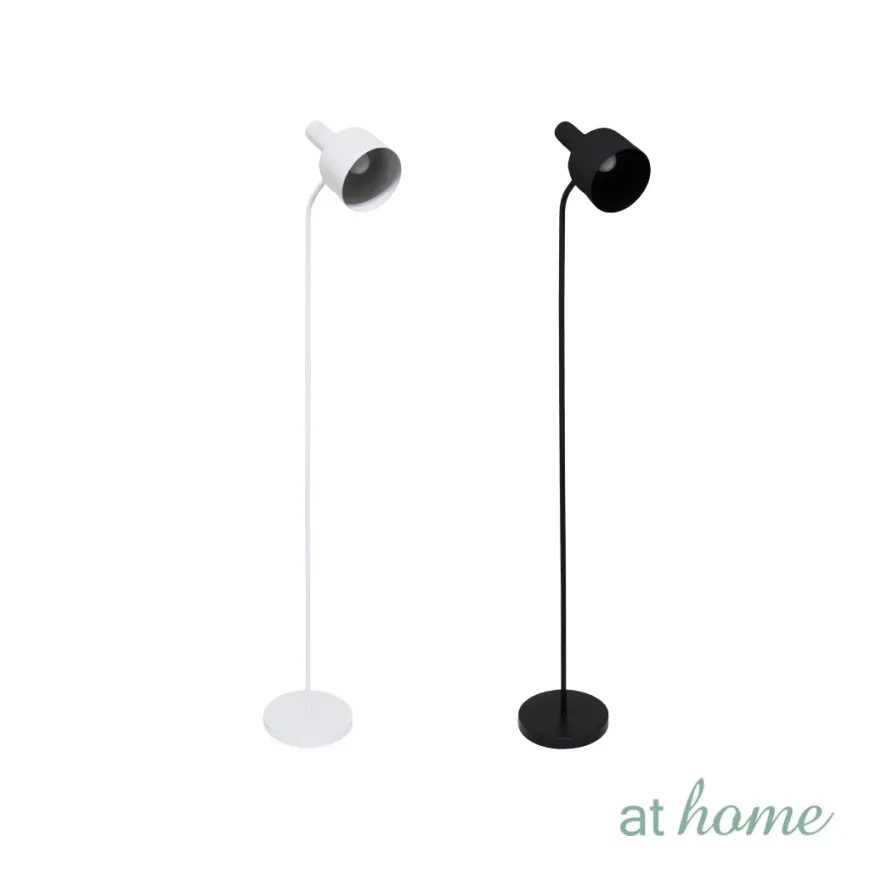 At Home Deluxe Arienne Nordic Metal Floor Lamp Dome Shade