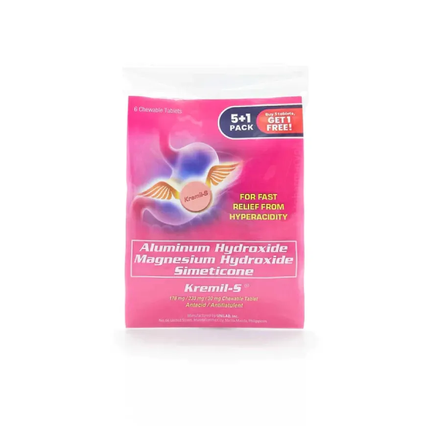 KREMIL S 178mg/233mg/30mg Chewable Tablet 5 Plus 1 Pack