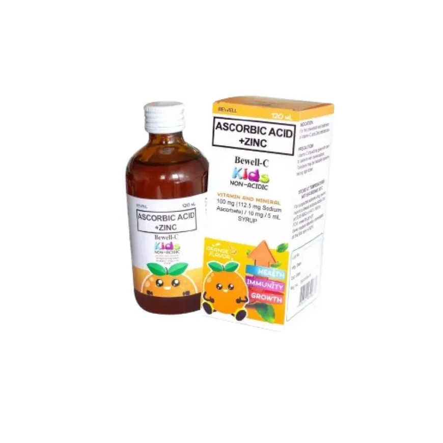 Bewell-C Kids Non-acidic Vitamin C with Zinc 120ml Bottle